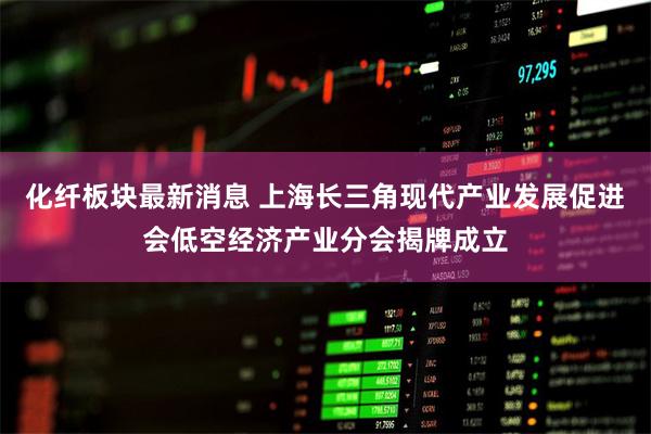 化纤板块最新消息 上海长三角现代产业发展促进会低空经济产业分